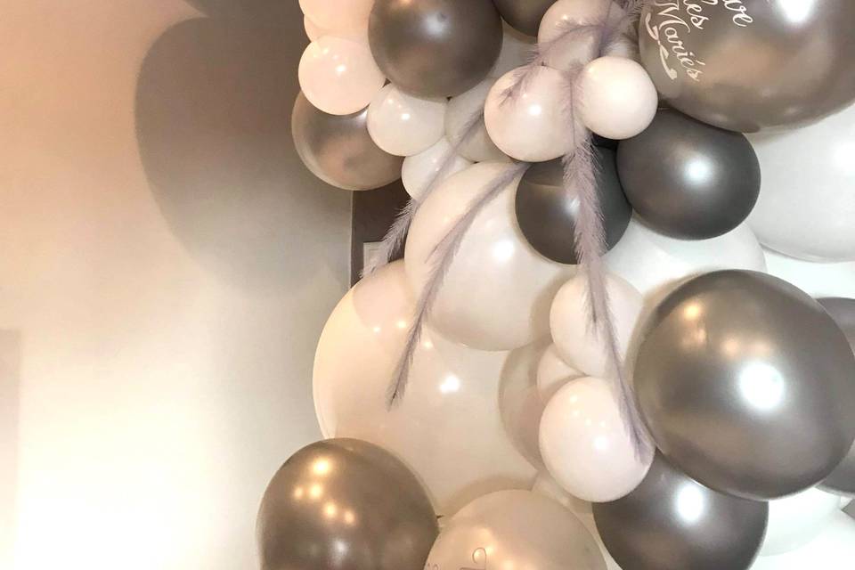 Ballon organique paillettes