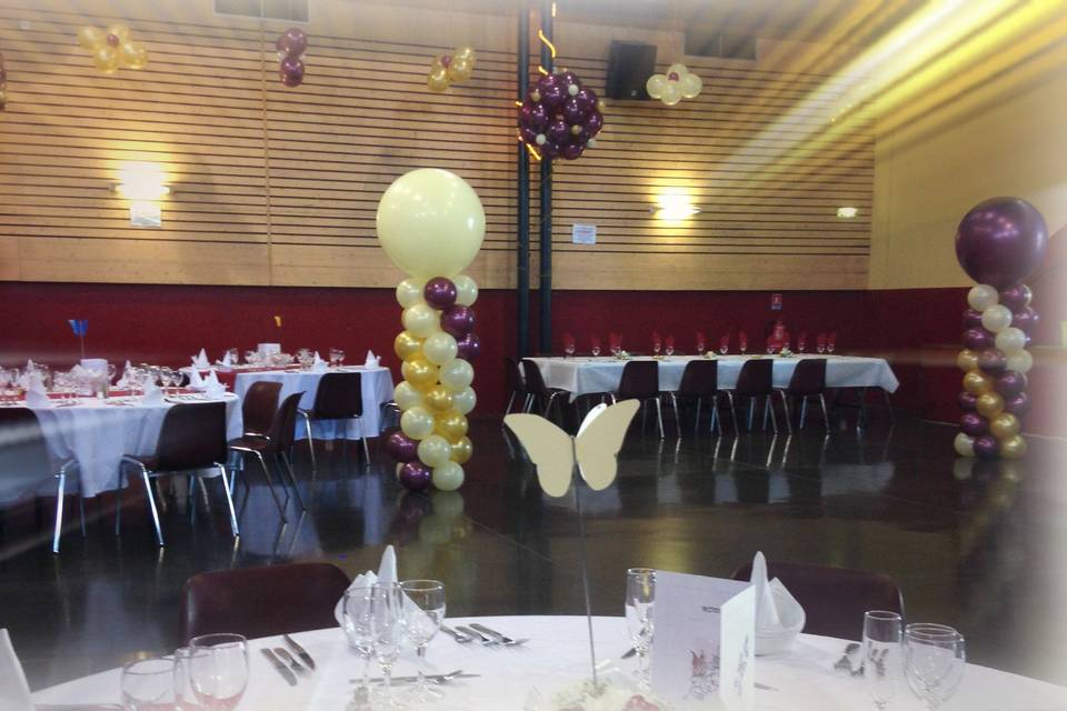 Colonnes de Ballons pour Salle