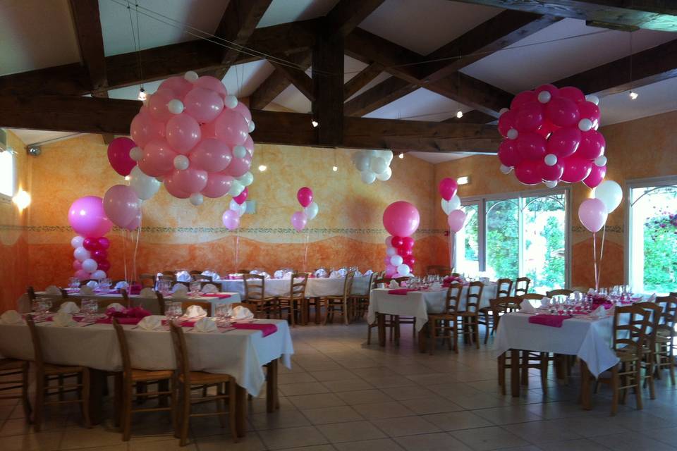 Décoration salle mariage