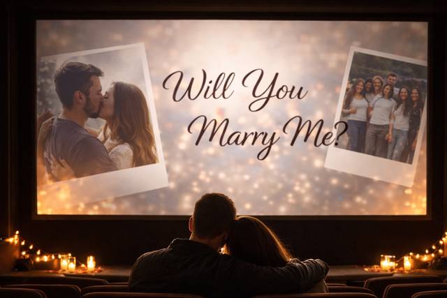 Demande en mariage cinéma