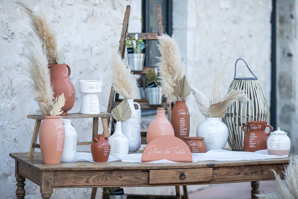 Mariage terracotta