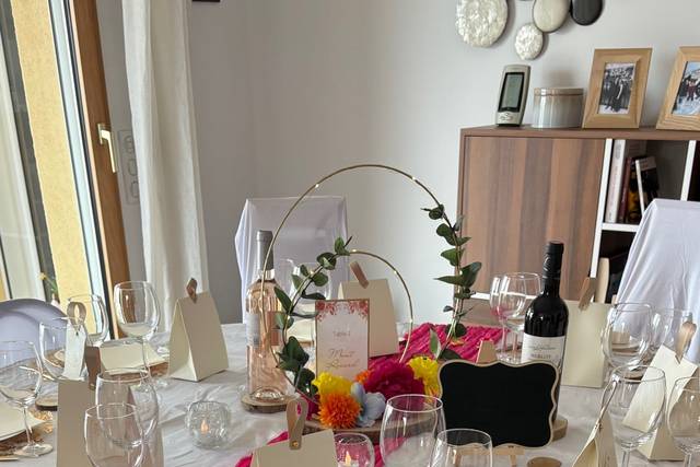 Test de décoration de table