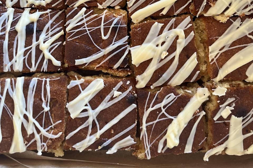 Brownies chocolat blanc