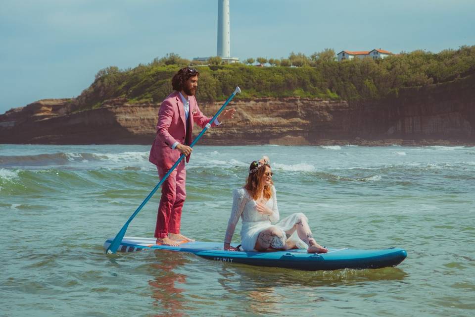 Paddle en amoureux
