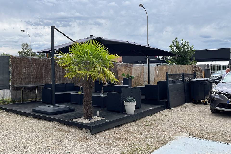 Terrasse petite salle