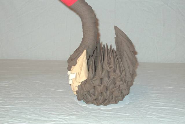 Décoration de buffet : Cygne