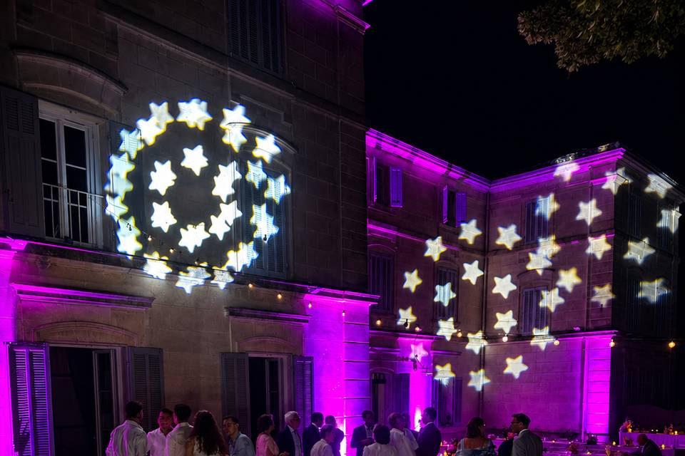 Mise en lumière mariage