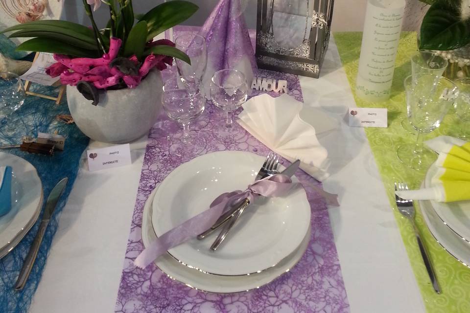 Table mauve