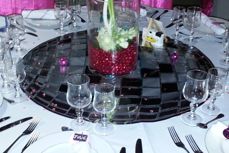 Table boule disco