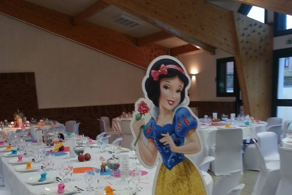 Table Blanche Neige