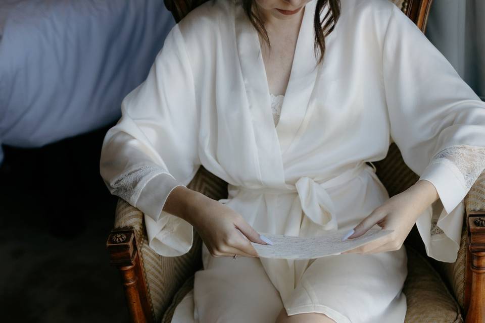 Préparatifs mariée