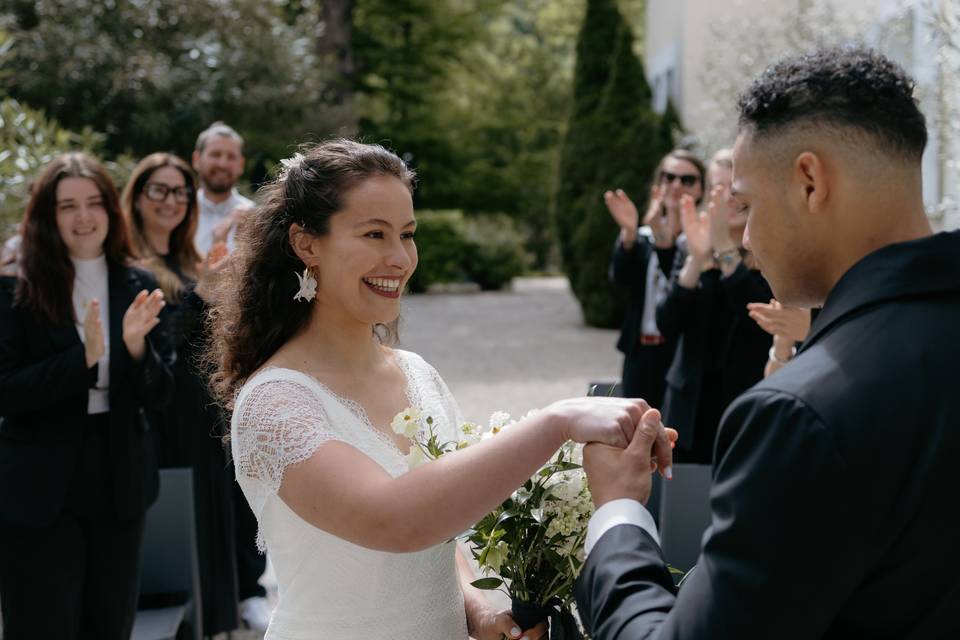 Cérémonie laïque mariée