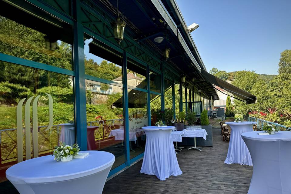 Vin d'honneur en terrasse