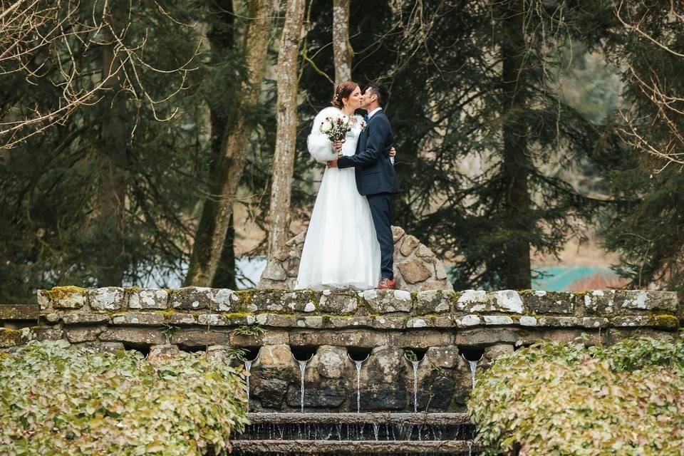 Le parc, un cadre romantique