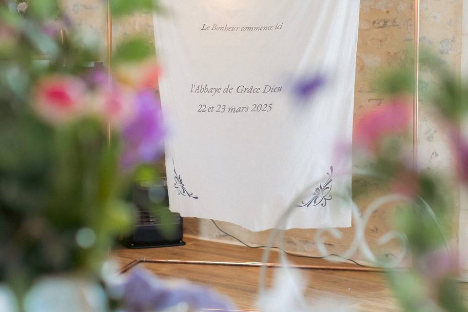 Toile de bienvenue