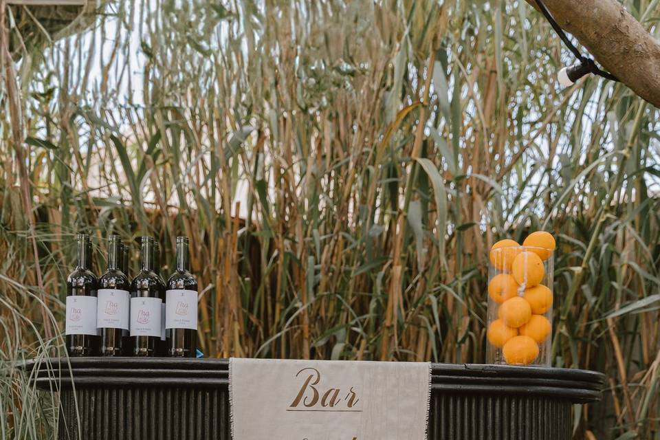 Toile de bar