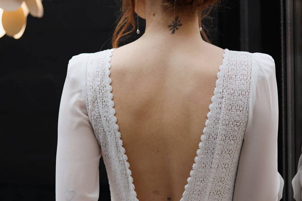 Chignon de la mariée