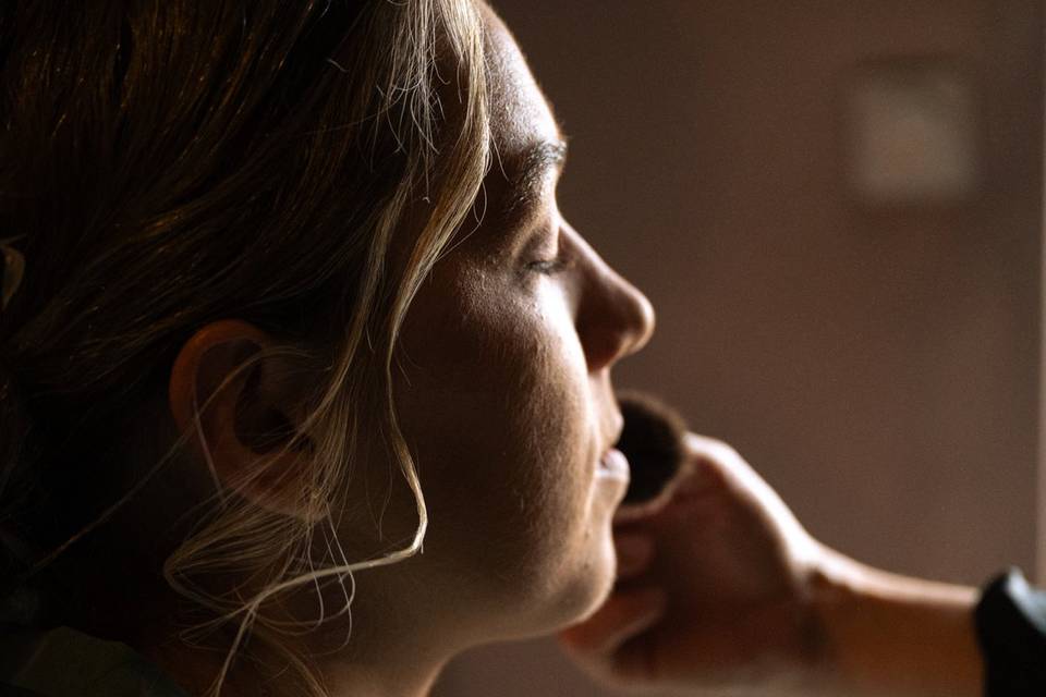 Maquillage de la mariée