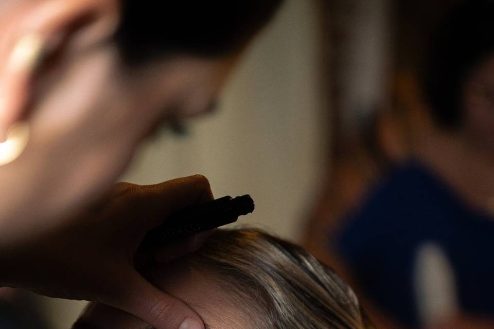 Maquillage de la mariée