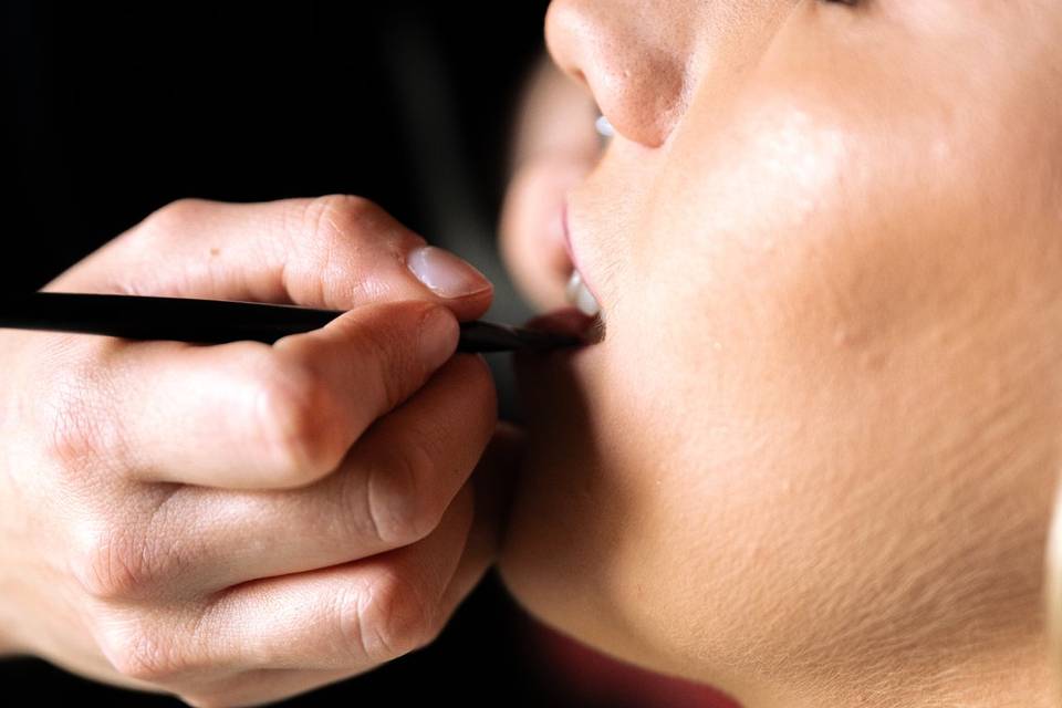 Maquillage de la mariée