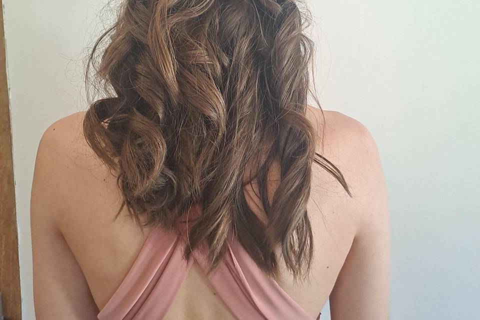 Coiffure demoiselle d'honneur