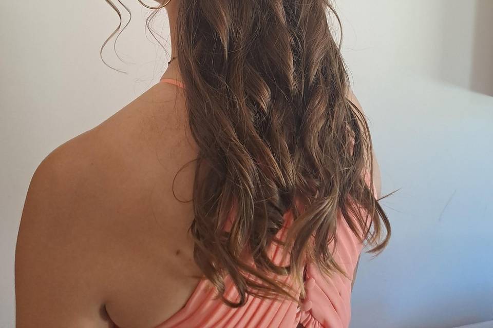 Coiffure demoiselle d'honneur