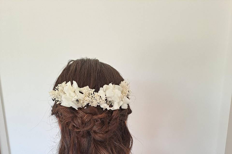 Coiffure mariée Célia