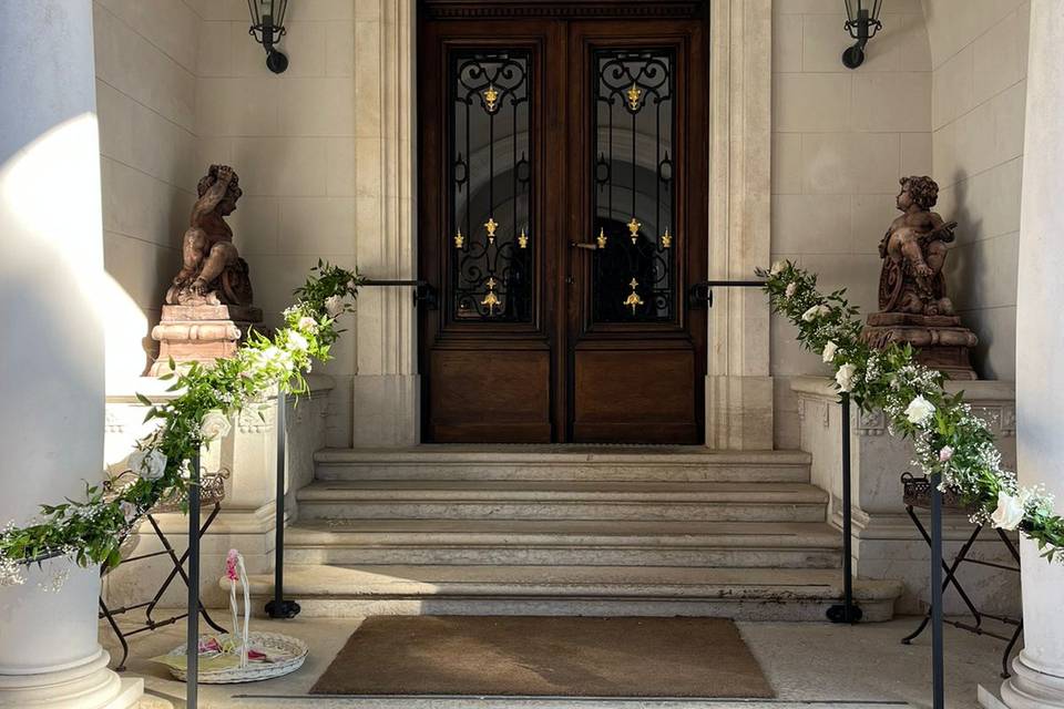 Décoration entrée château