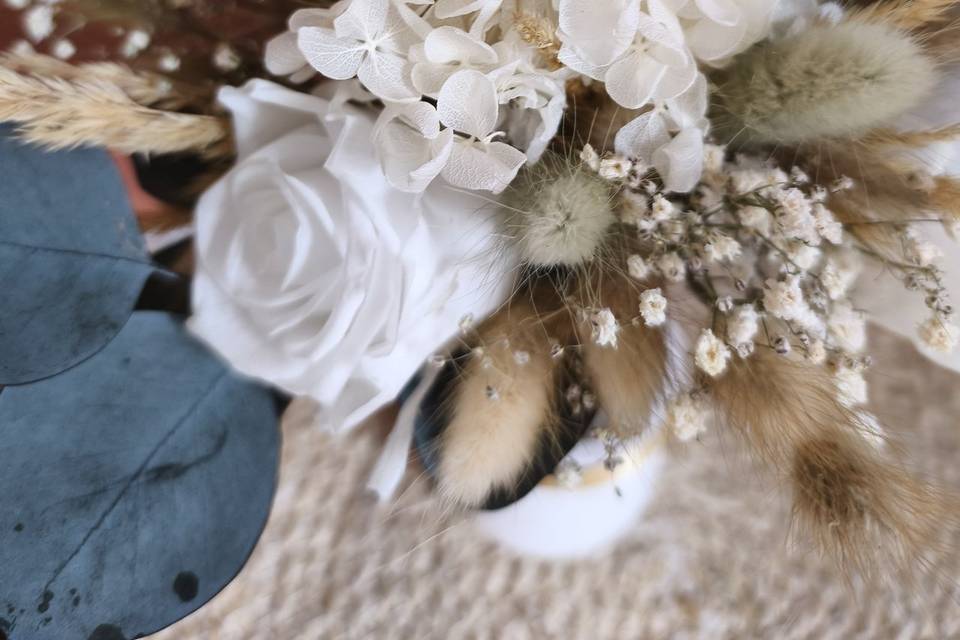Bouquet fleurs séchées