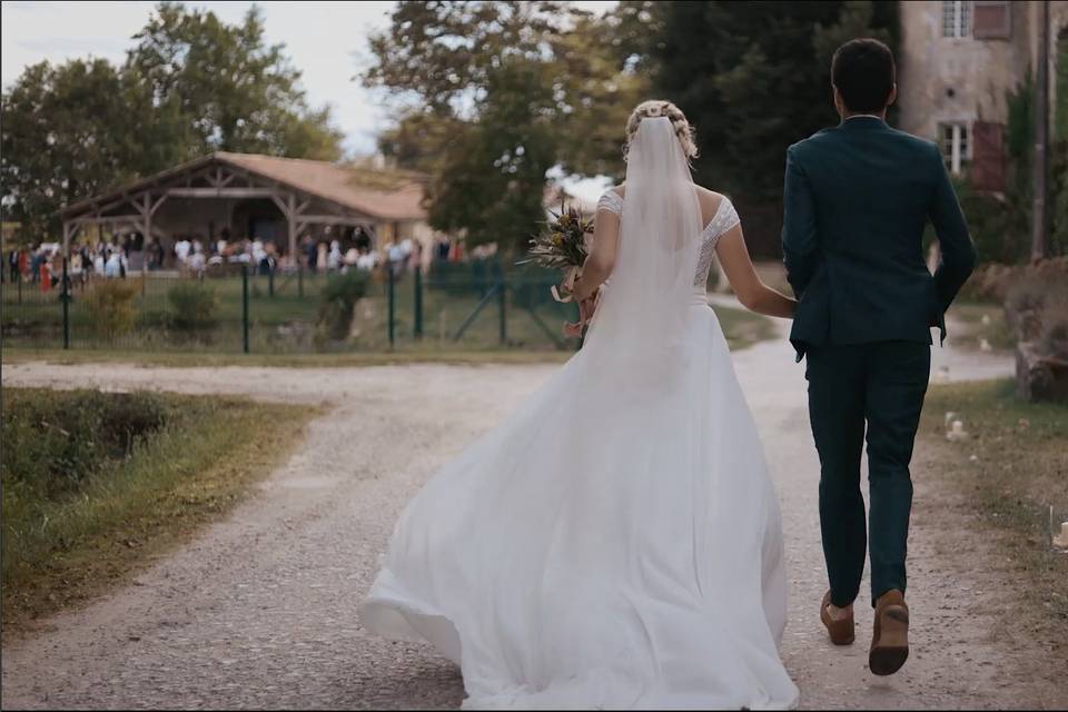 Capture d'écran vidéo mariage