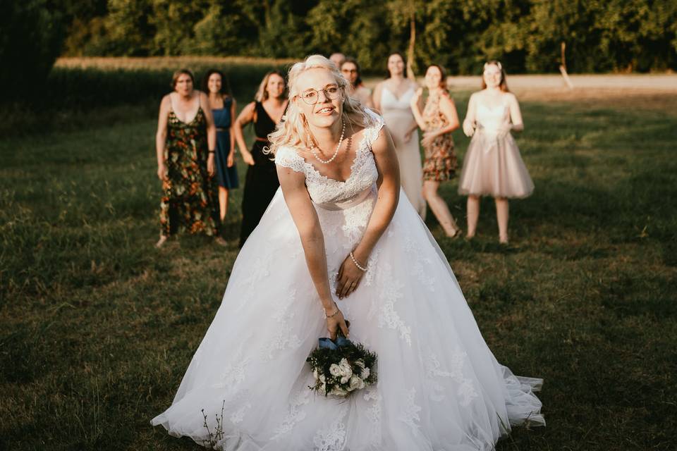 Le lancer du bouquet