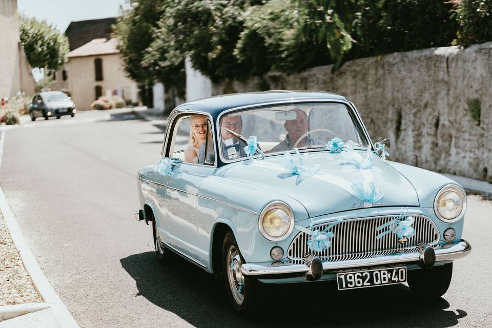 L'arrivée de la mariée