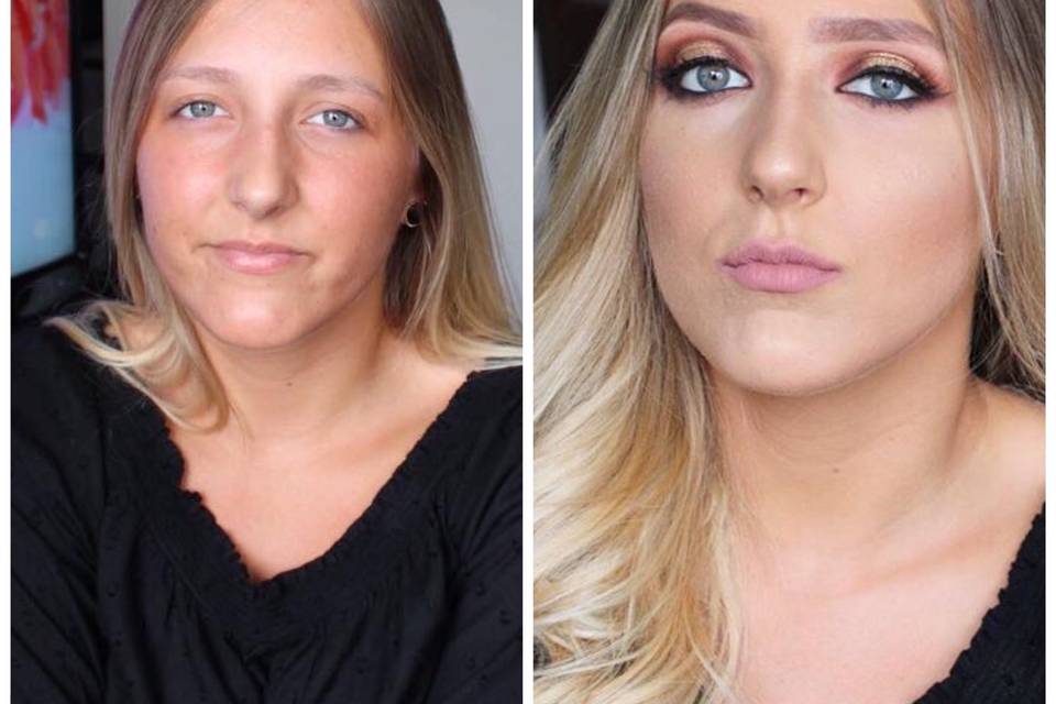 Avant et Après maquillage