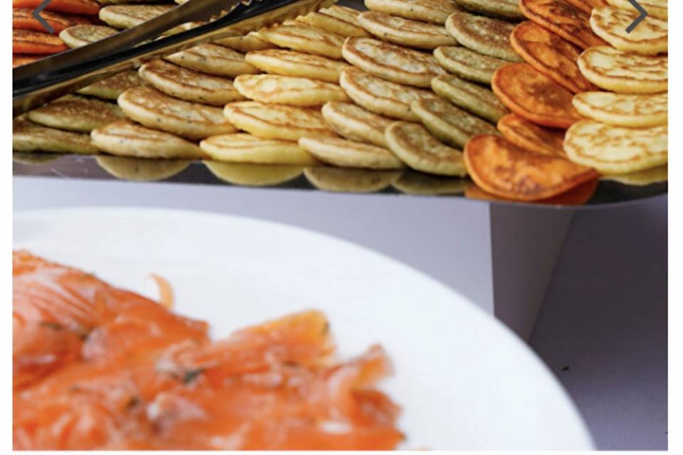 Blinis pour saumon gravlax