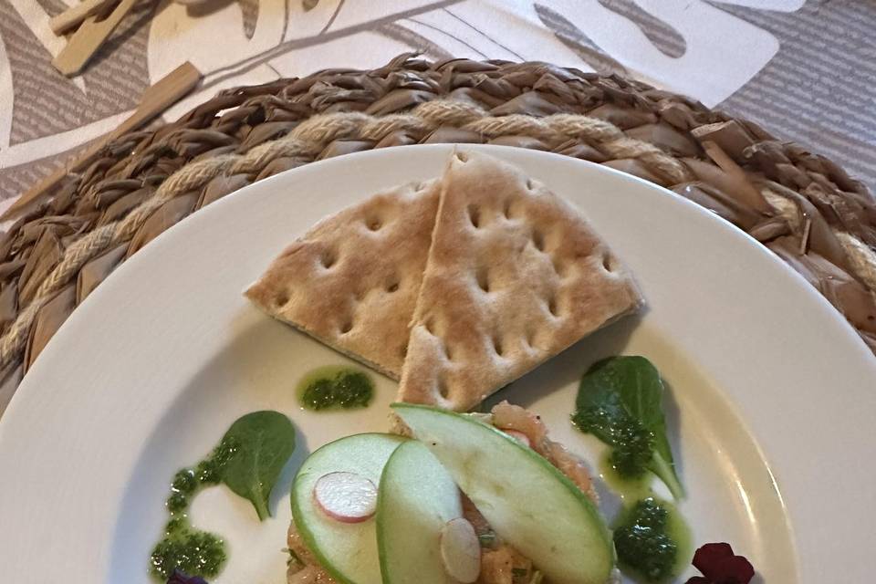 Tartare saumon