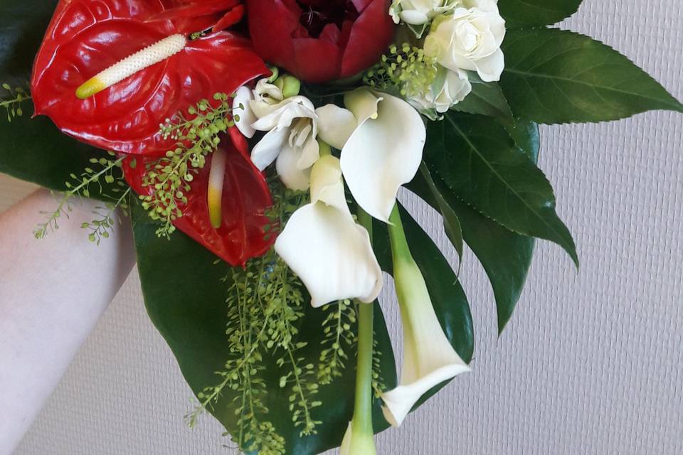 Bouquet thème exotique