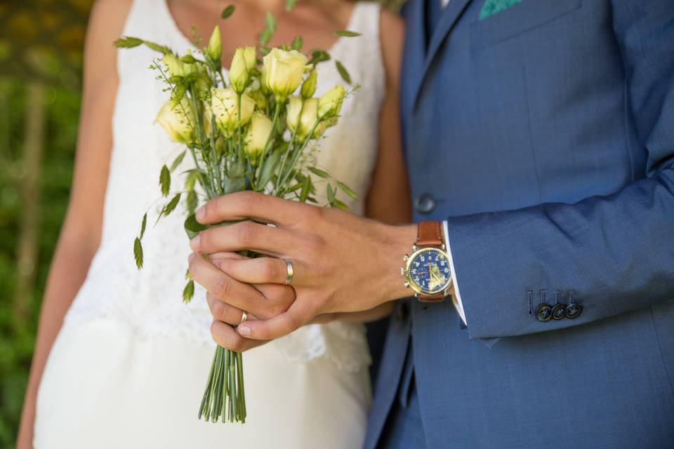 Bouquet style champêtre