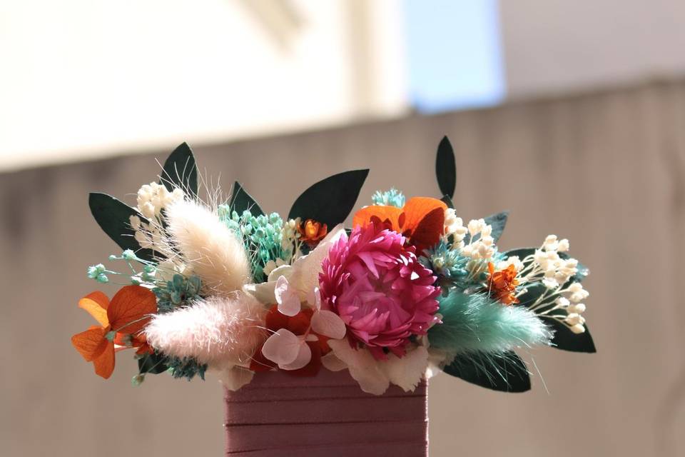 Boutonnière pochette