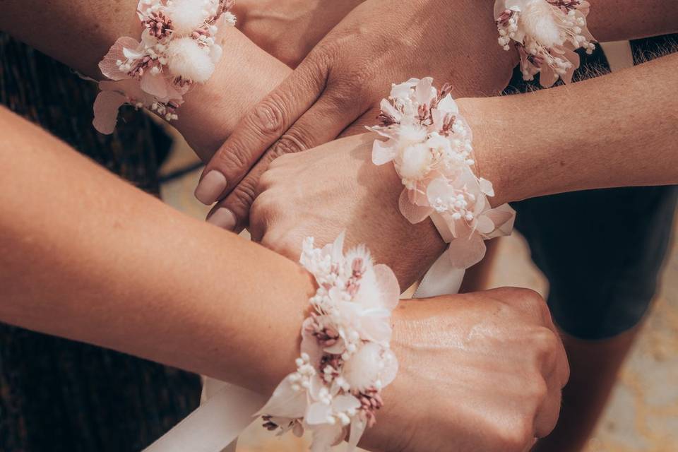 Bracelets floraux