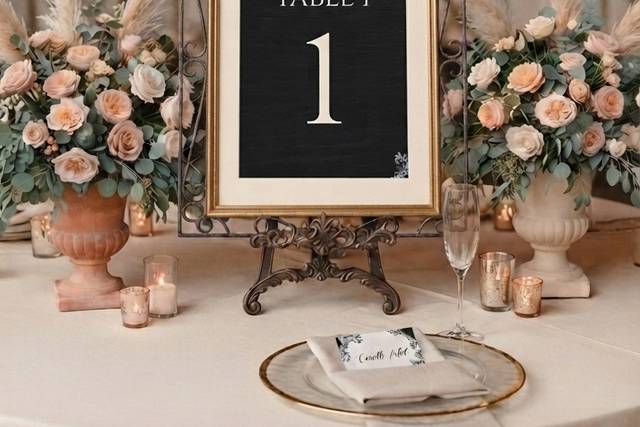 Numéro de table - ELEGANT