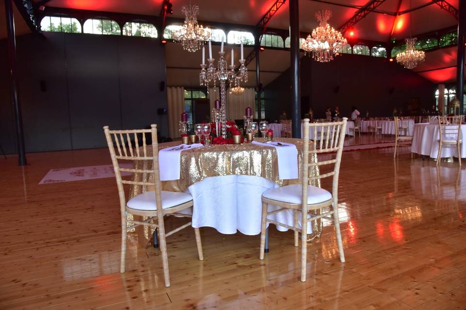Rouge passion decor lanterne