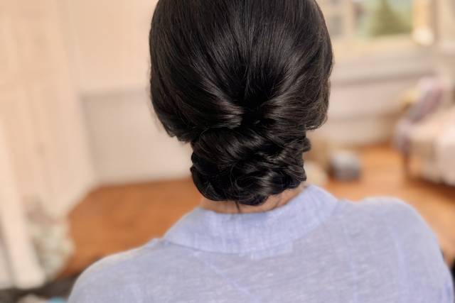 Chignon invitée