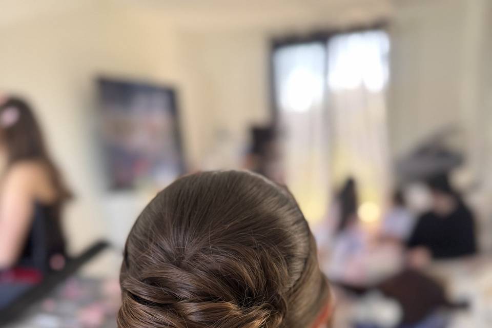 Chignon invitée