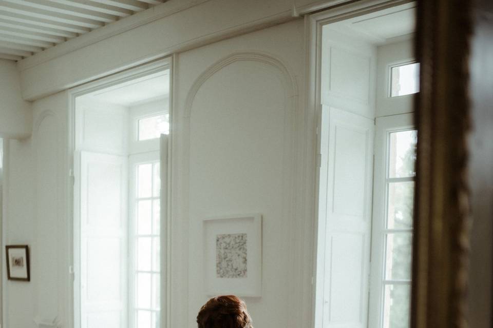 Préparatifs dans le Salon