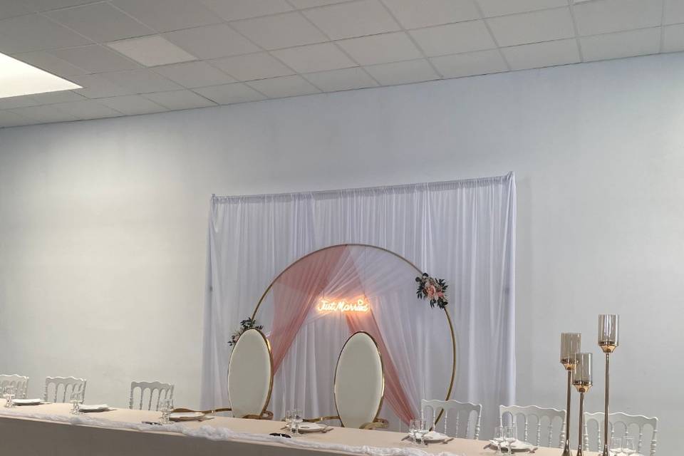 Table d'honneur