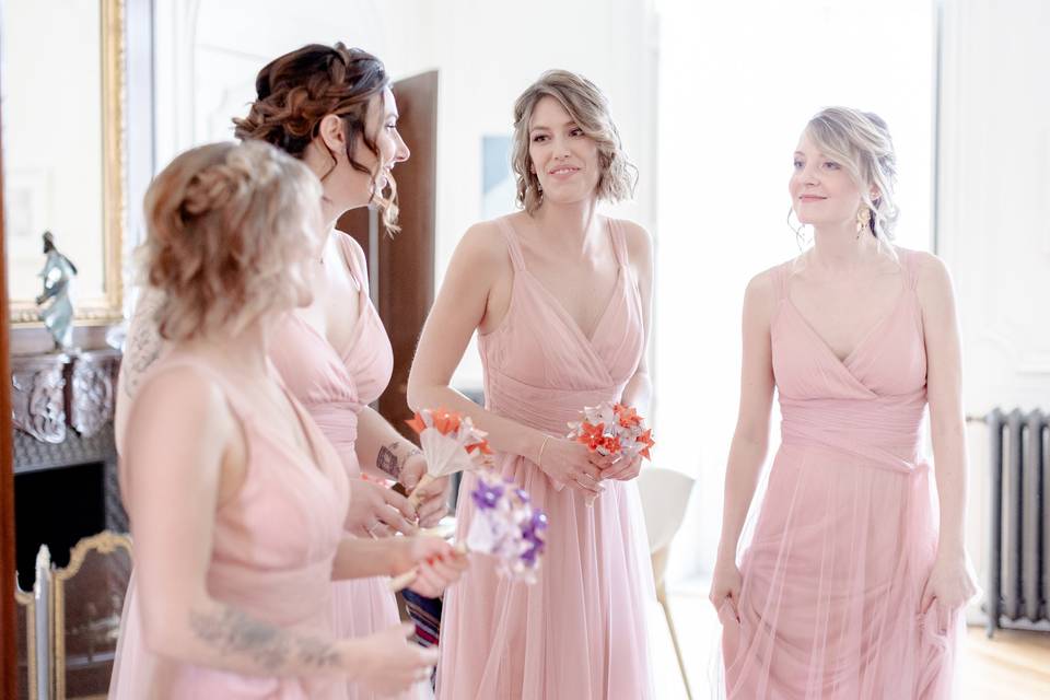 Préparatifs de la mariée