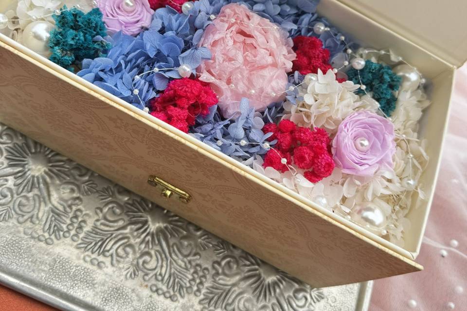 Ecrin base rose/pivoine
