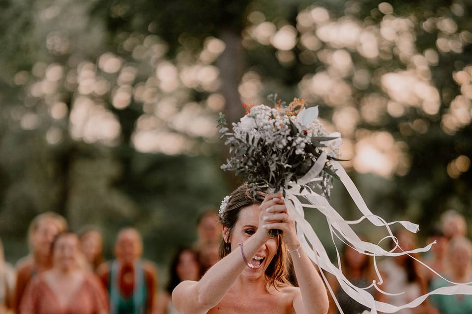 Lancer de bouquet