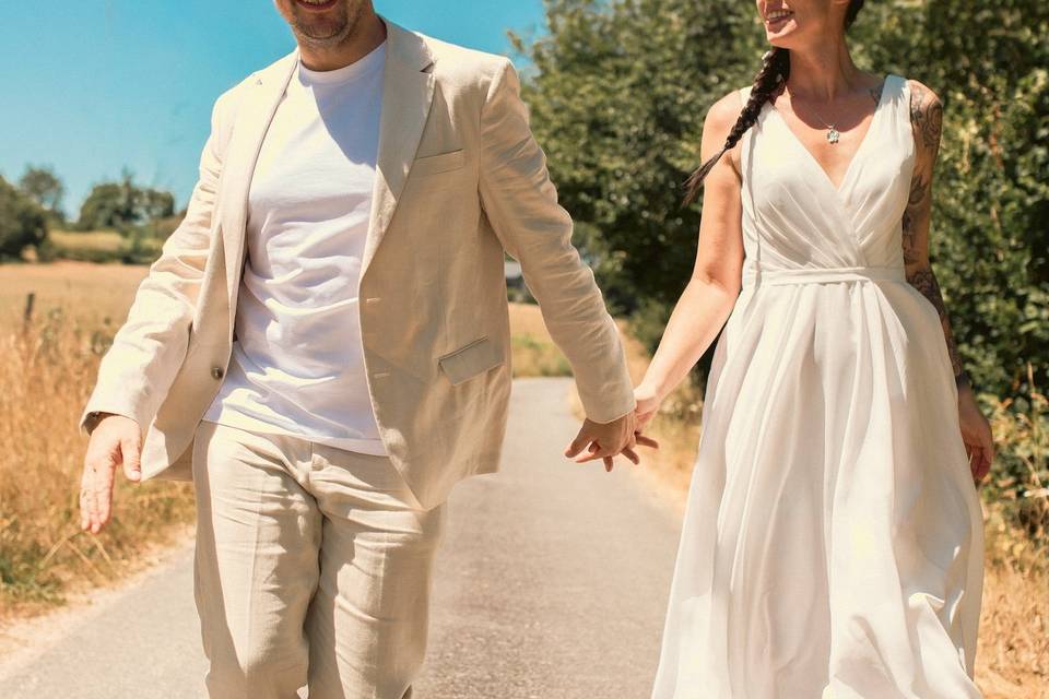 Des mariés à la cool