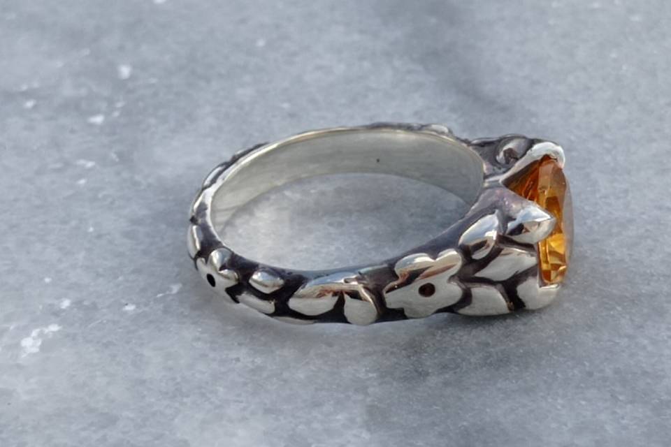 Argent et citrine